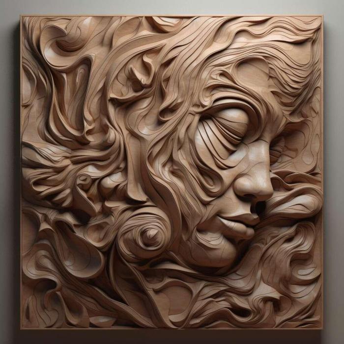 نموذج ثلاثي الأبعاد لآلة CNC 3D Art 